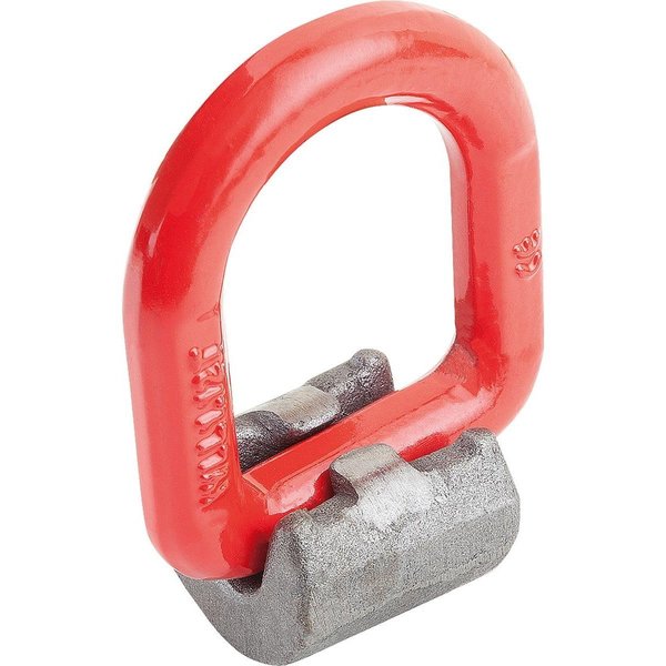 Kipp Lifting Point Swiveling Steel, Red, Without Spring Strip, B=45 K0773.3000